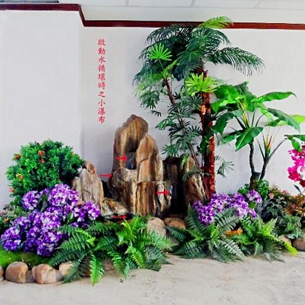 (园艺用品)室内造景_假山瀑布鱼池花木便宜卖已过期