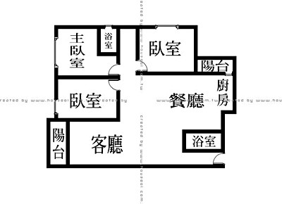 3房2廳2衛 坐西南朝東北