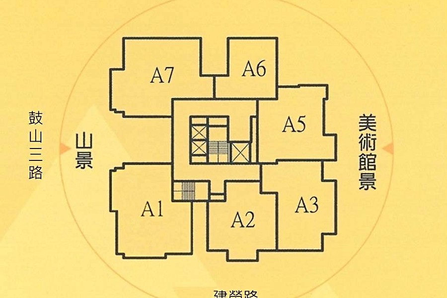 標準層平面圖(案場提供)