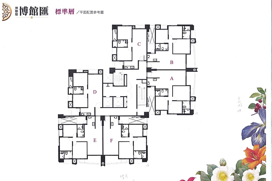 標準層平面配置參考圖