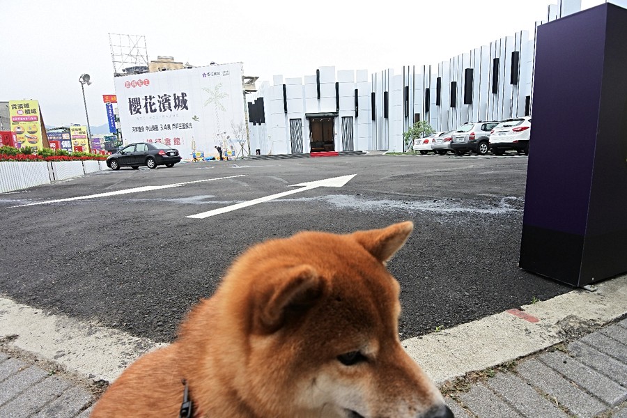 接待中心就在環中東路、中山路口