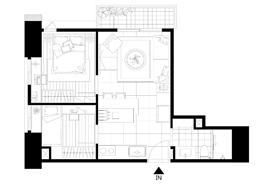 A戶24坪樣品屋家配圖