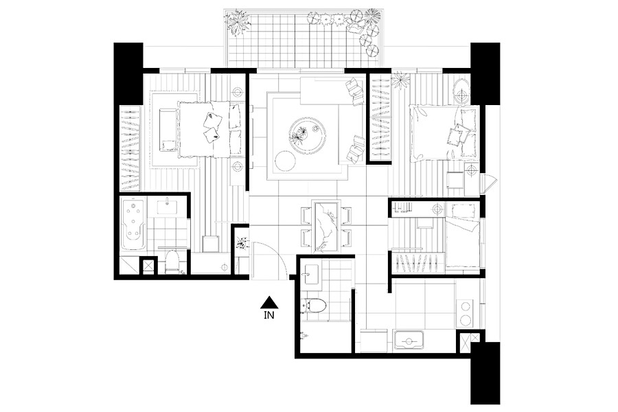 D戶36坪樣品屋家配圖