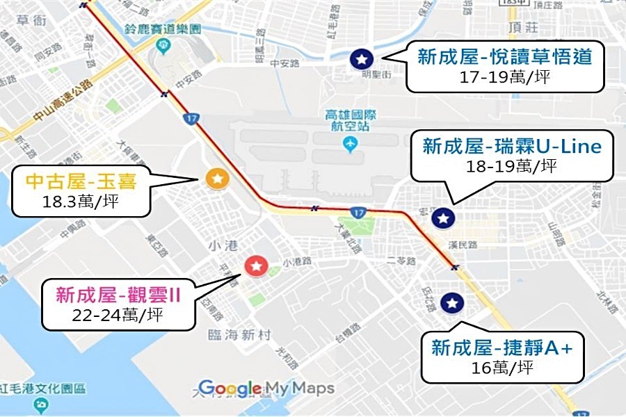 周邊區域行情圖