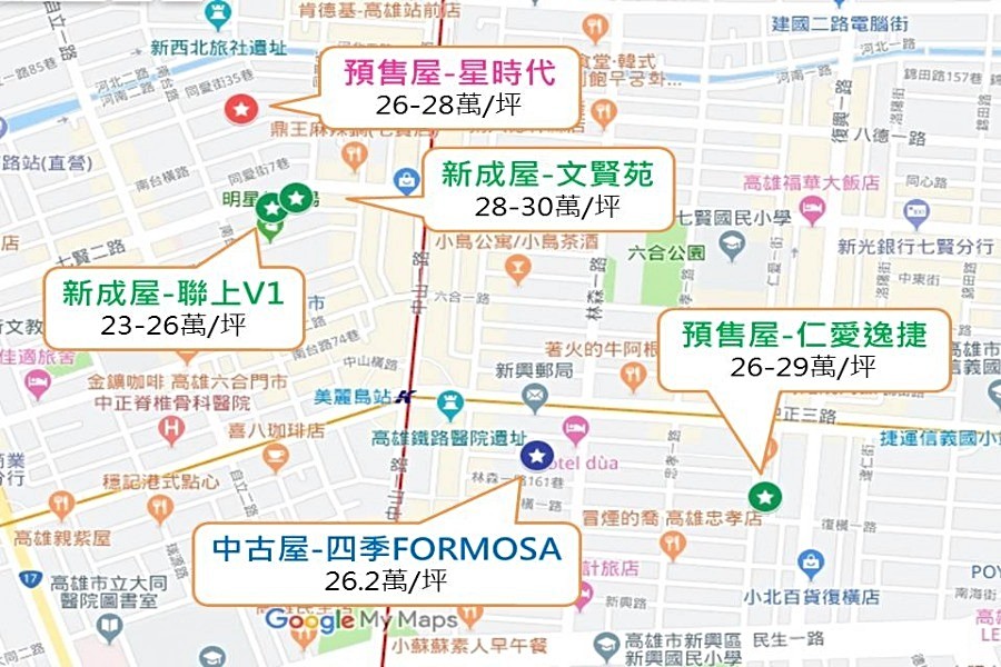 周邊區域行情圖