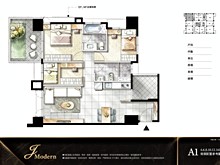 J Modern 開價40 50萬 坪 格局規劃2 3房 591新建案